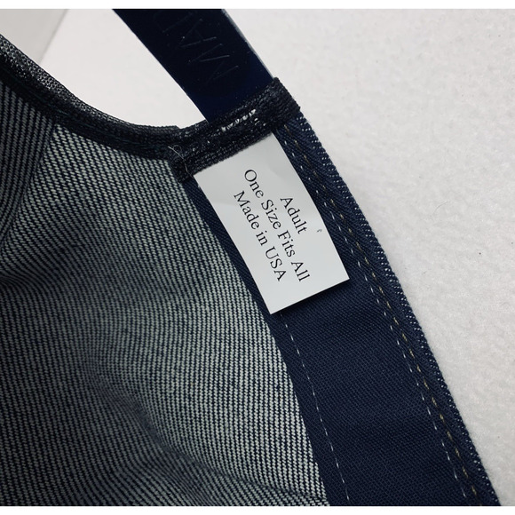 Railroad Museum of Pennsylvania Conductor Hat Denim Made in USA Snapback Unworn - Picture 7 of 10